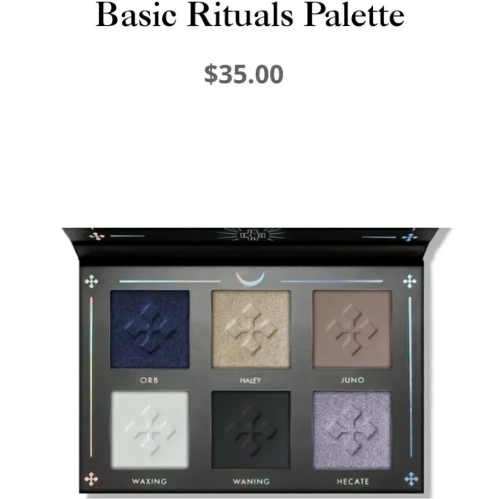NEW‎ Lovecraft Beauty Basic Rituals Eyeshadow Palet